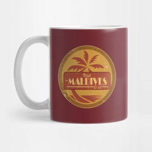 Maldives (distressed) Mug
